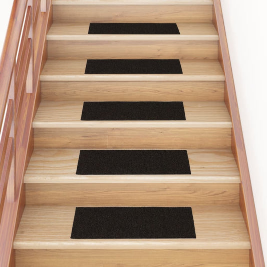 Trapmatten Zelfklevend 15 stuks 60x25 cm Donkerbruin Rechthoekig is nu te koop bij PeponiXL, paradijselijk wonen!