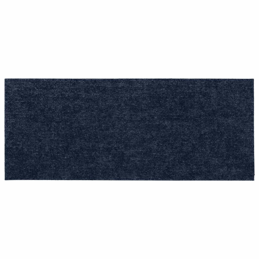 Trapmatten zelfklevend 15 stuks 60x25 cm marineblauw rechthoekig is nu te koop bij PeponiXL, paradijselijk wonen!