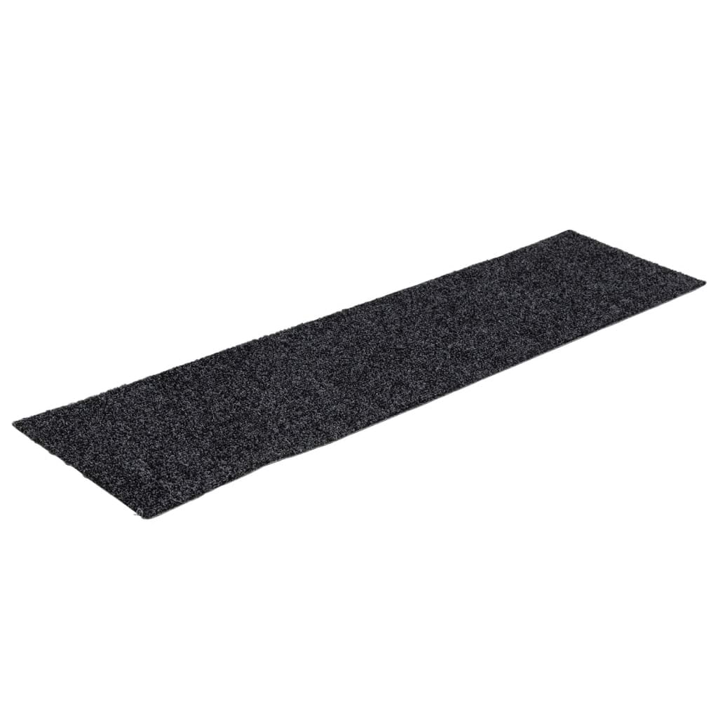 Trapmatten zelfklevend 15 stuks 76x20 cm donkergrijs rechthoekig is nu te koop bij PeponiXL, paradijselijk wonen!