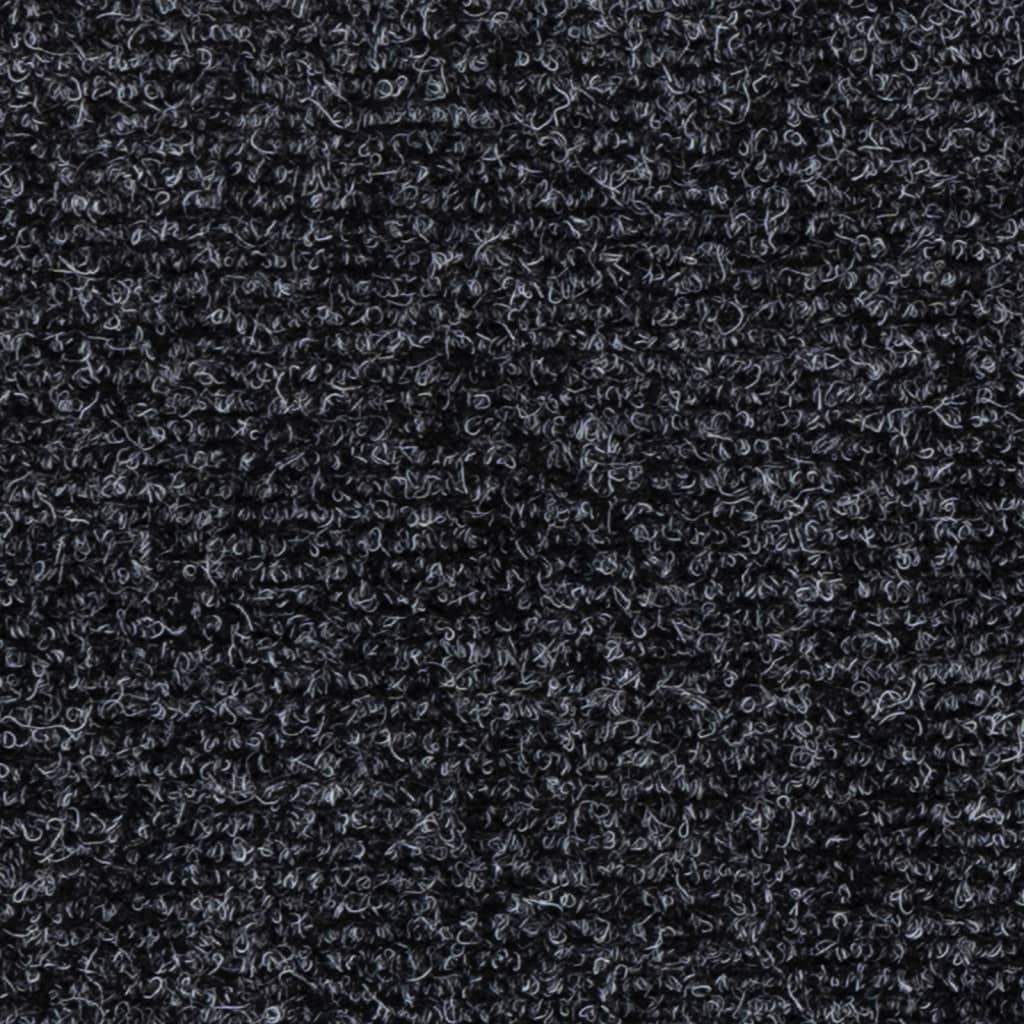 Trapmatten zelfklevend 15 stuks 76x20 cm donkergrijs rechthoekig is nu te koop bij PeponiXL, paradijselijk wonen!
