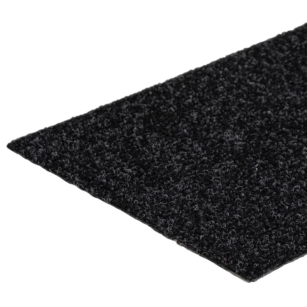 Trapmatten Zelfklevend 15 stuks 76x20 cm Zwart Rechthoekig is nu te koop bij PeponiXL, paradijselijk wonen!