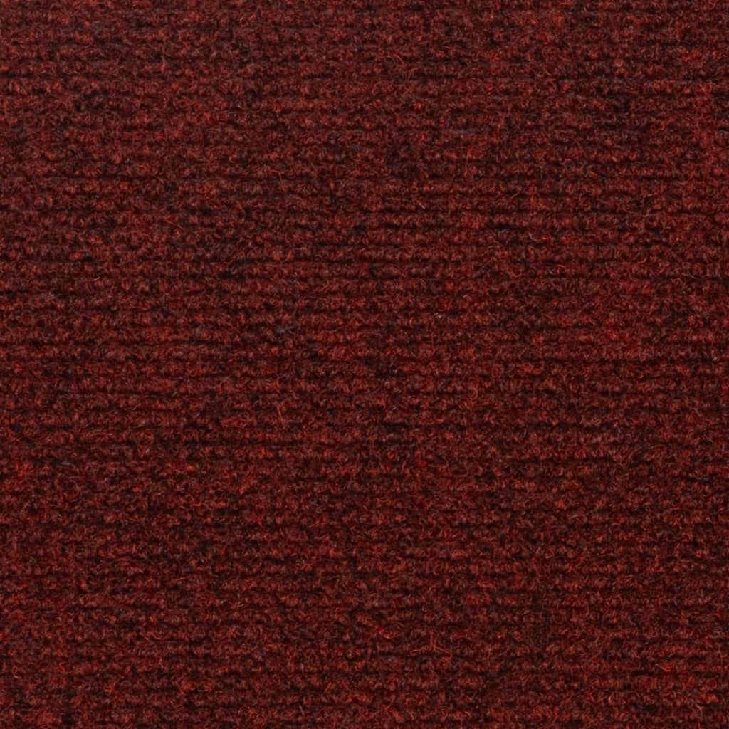 Trapmatten Zelfklevend 15 stuks 76x20 cm Bordeaux Rood Rechthoekig is nu te koop bij PeponiXL, paradijselijk wonen!