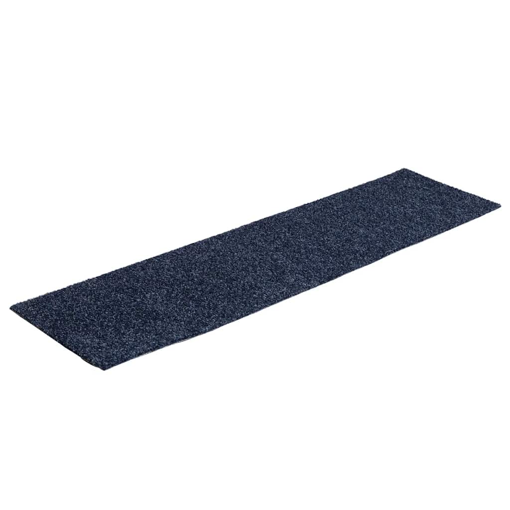 Trapmatten Zelfklevend 15 stuks 76x20 cm Grijs Blauw Rechthoekig is nu te koop bij PeponiXL, paradijselijk wonen!