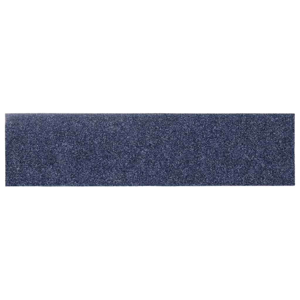 Trapmatten Zelfklevend 15 stuks 76x20 cm Grijs Blauw Rechthoekig is nu te koop bij PeponiXL, paradijselijk wonen!
