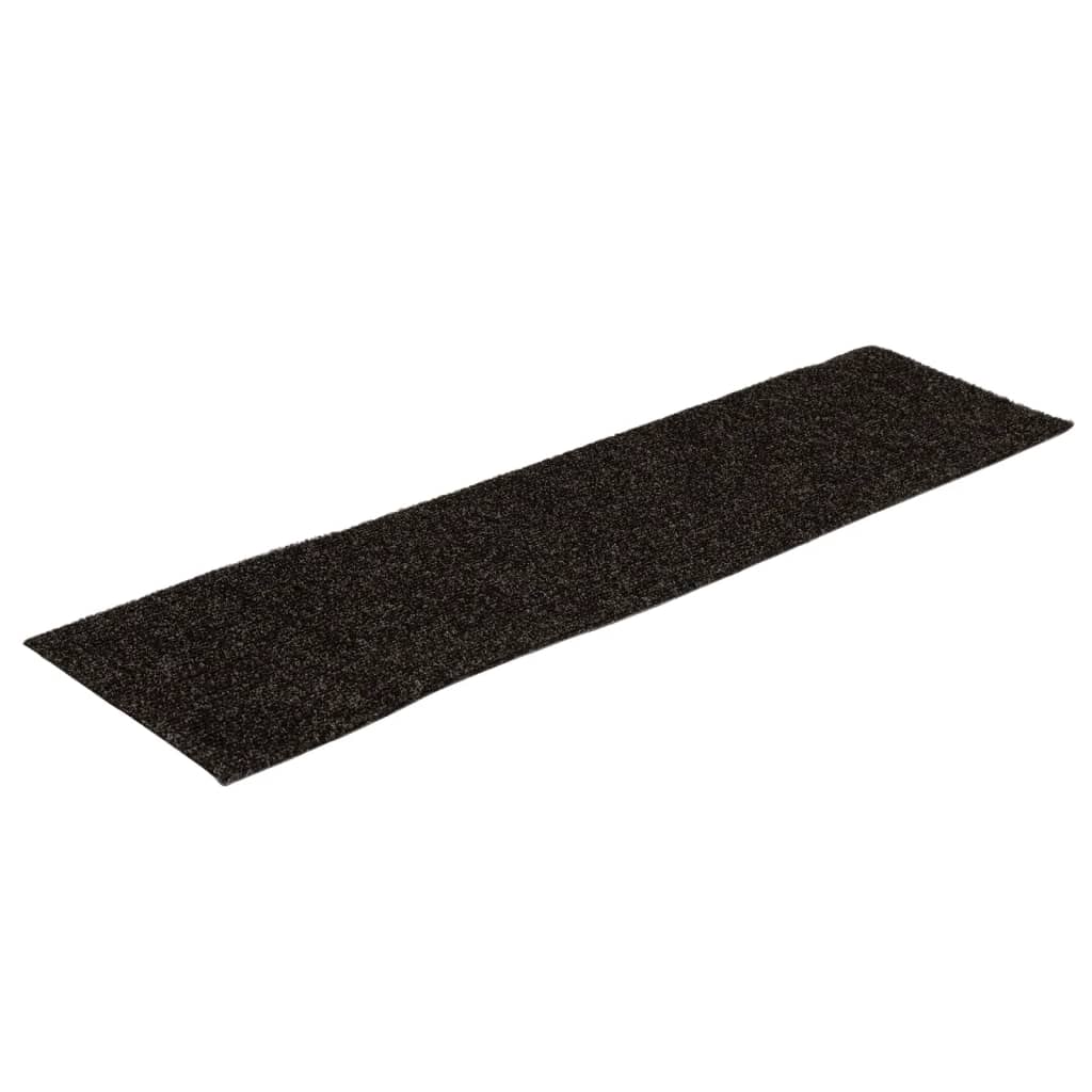 Trapmatten zelfklevend 15 stuks 76x20 cm bruin rechthoekig is nu te koop bij PeponiXL, paradijselijk wonen!