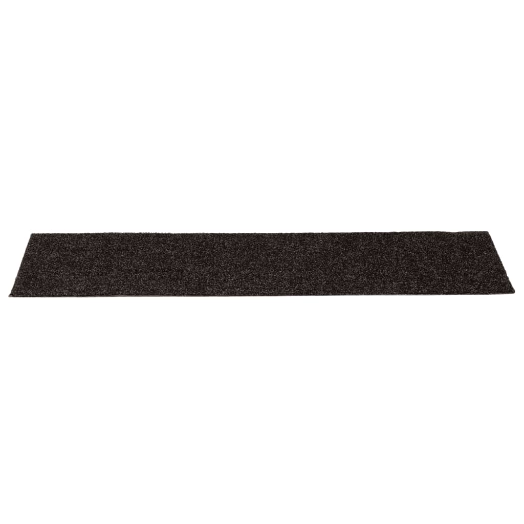 Trapmatten zelfklevend 15 stuks 76x20 cm bruin rechthoekig is nu te koop bij PeponiXL, paradijselijk wonen!