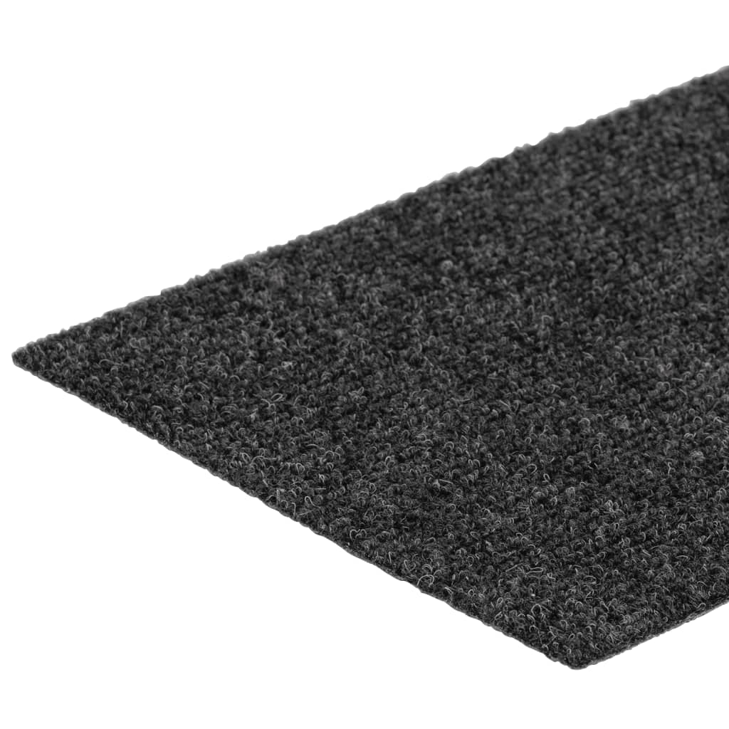 Trapmatten Zelfklevend 15 stuks 76x20 cm Antraciet Rechthoekig is nu te koop bij PeponiXL, paradijselijk wonen!