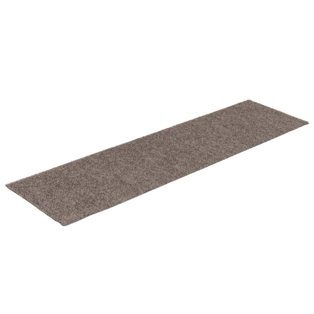 Trapmatten zelfklevend 15 stuks 76x20 cm beige rechthoekig is nu te koop bij PeponiXL, paradijselijk wonen!