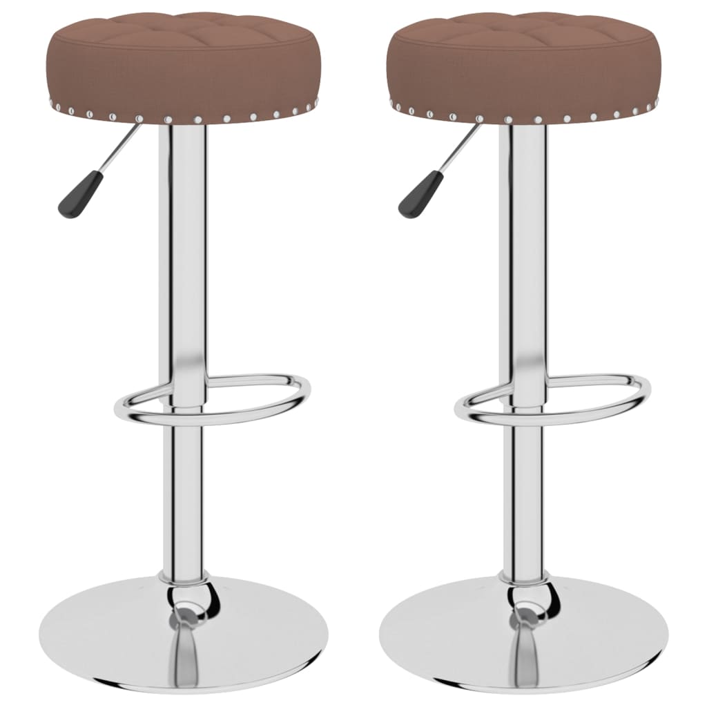 Barkrukken 2 st stof bruin is nu te koop bij PeponiXL, paradijselijk wonen!