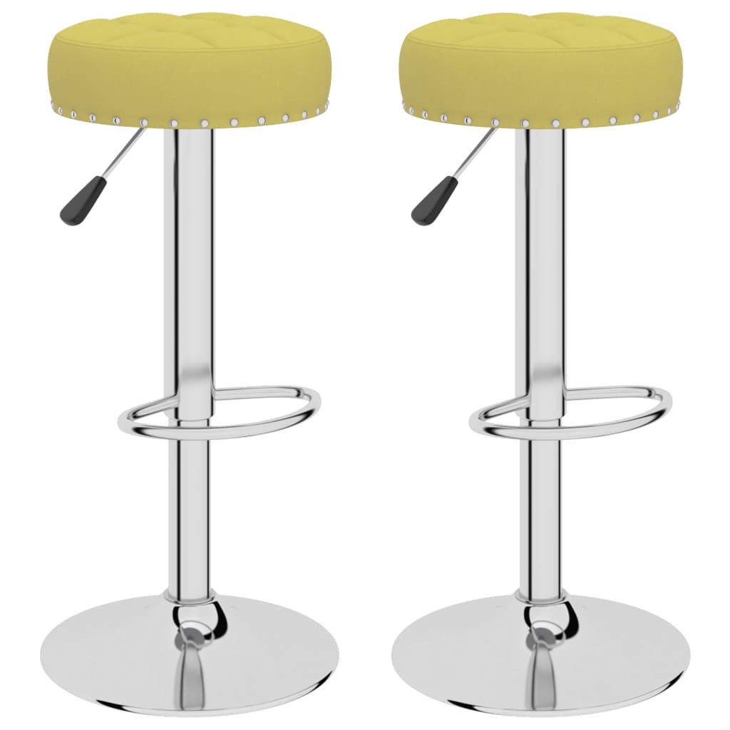 Barkrukken 2 st stof groen is nu te koop bij PeponiXL, paradijselijk wonen!