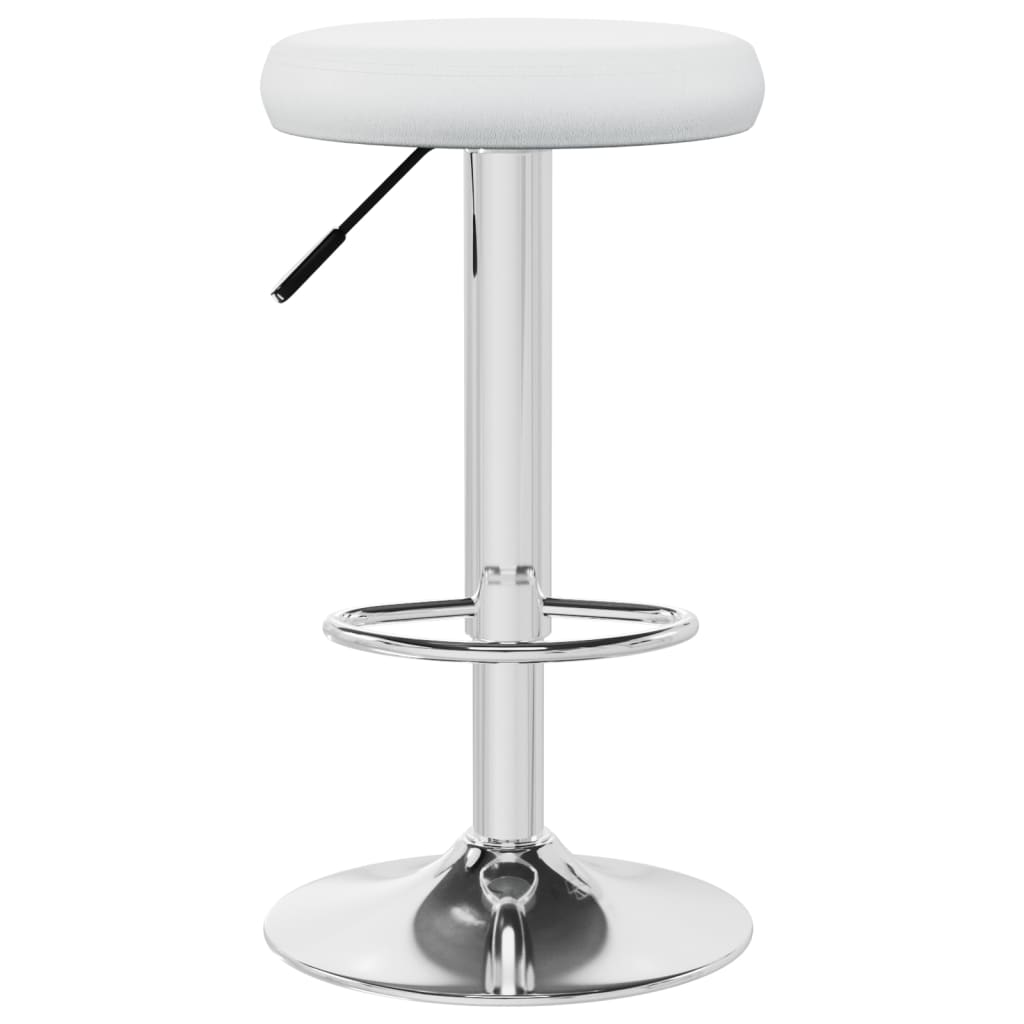 Barstoelen 2 st kunstleer wit is nu te koop bij PeponiXL, paradijselijk wonen!