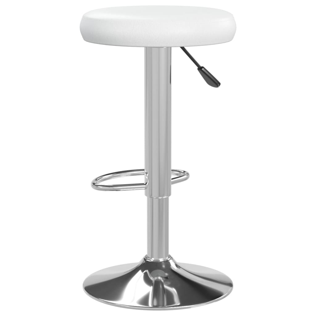 Barstoelen 2 st kunstleer wit is nu te koop bij PeponiXL, paradijselijk wonen!