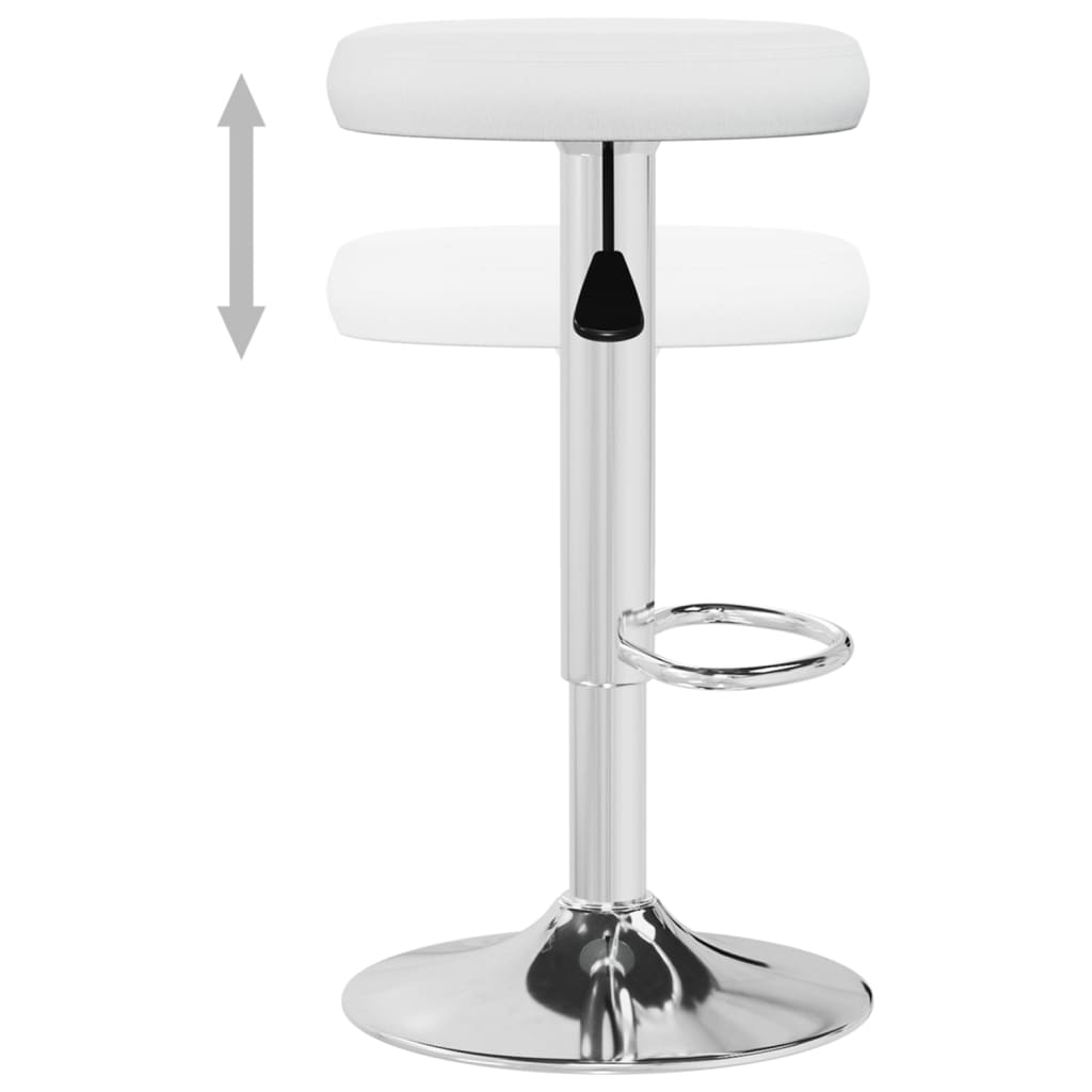 Barstoelen 2 st kunstleer wit is nu te koop bij PeponiXL, paradijselijk wonen!