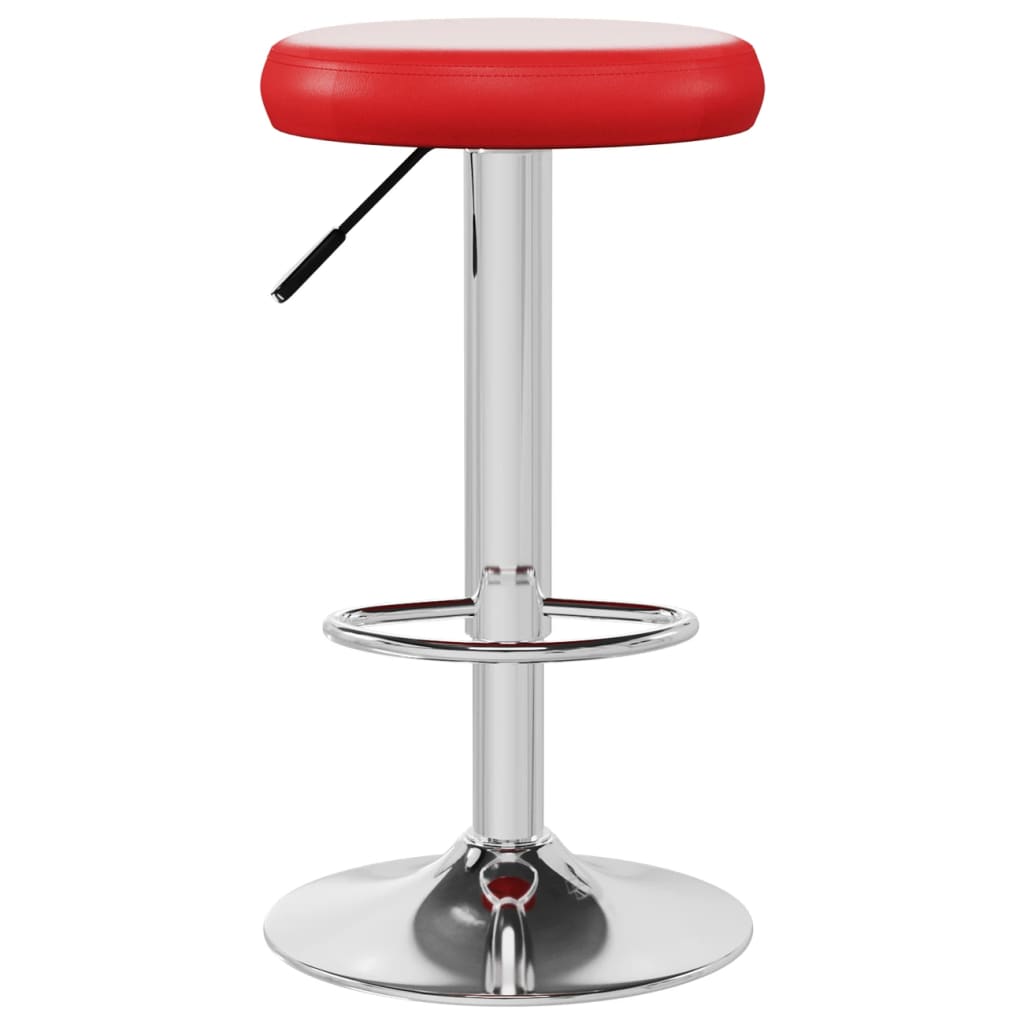 Barstoelen 2 st kunstleer rood is nu te koop bij PeponiXL, paradijselijk wonen!