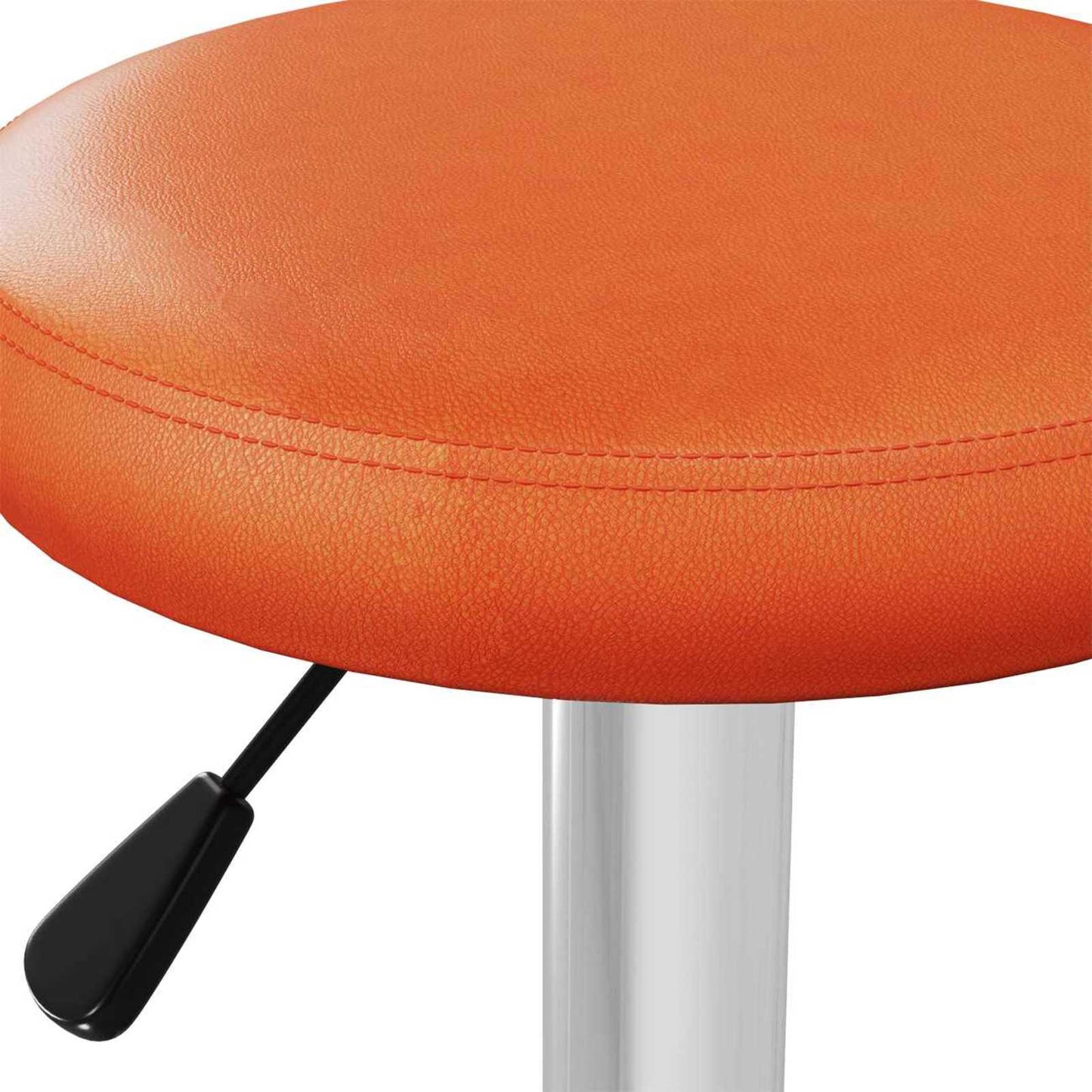 Barkruk 2 pcs Oranje 31 x 31 x 87 cm Nep Leer is nu te koop bij PeponiXL, paradijselijk wonen!