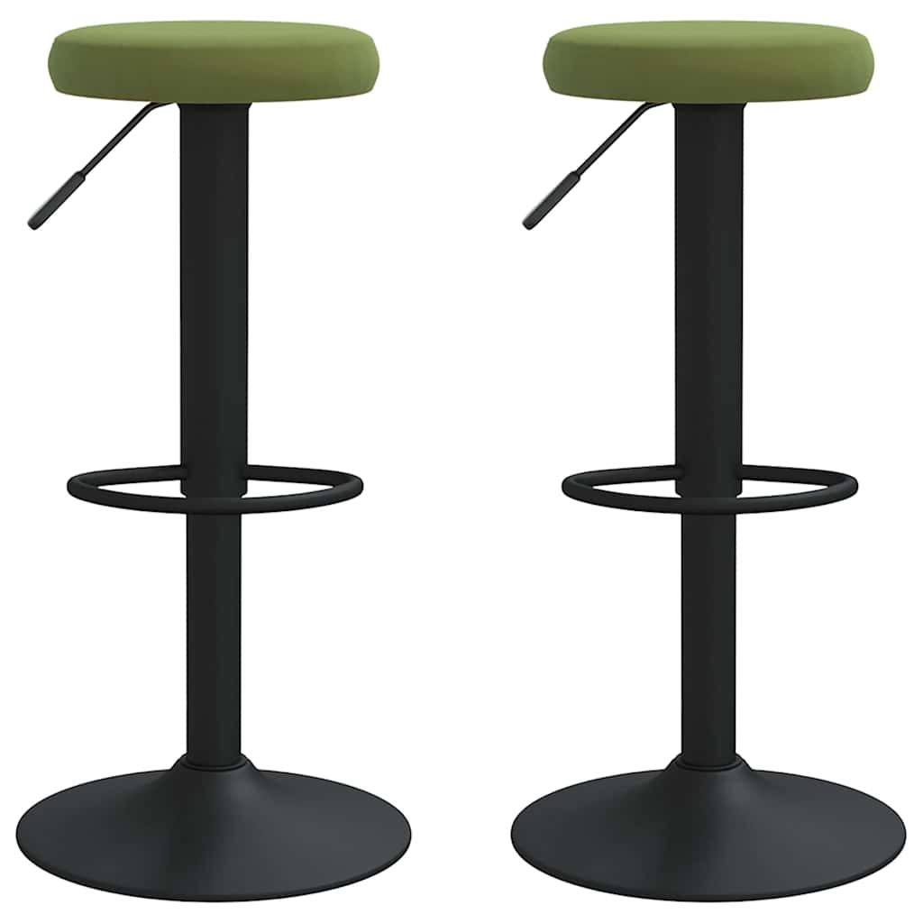 Barkrukken 2 st fluweel lichtgroen is nu te koop bij PeponiXL, paradijselijk wonen!