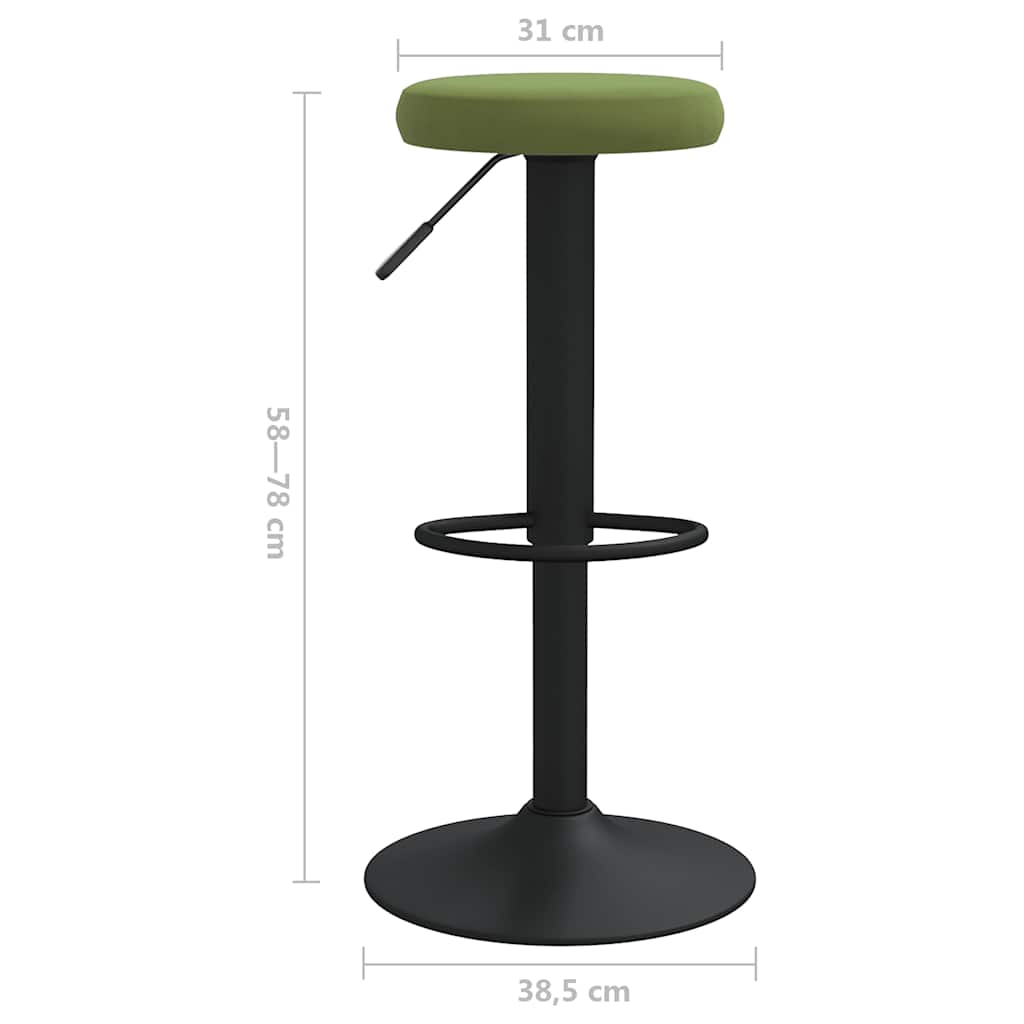 Barkrukken 2 st fluweel lichtgroen is nu te koop bij PeponiXL, paradijselijk wonen!
