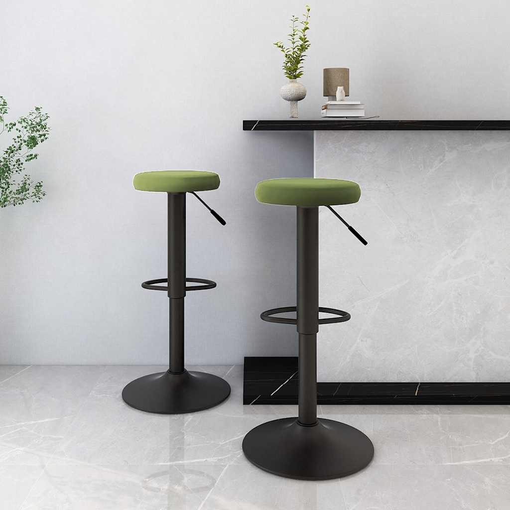 Barkrukken 2 st fluweel lichtgroen is nu te koop bij PeponiXL, paradijselijk wonen!