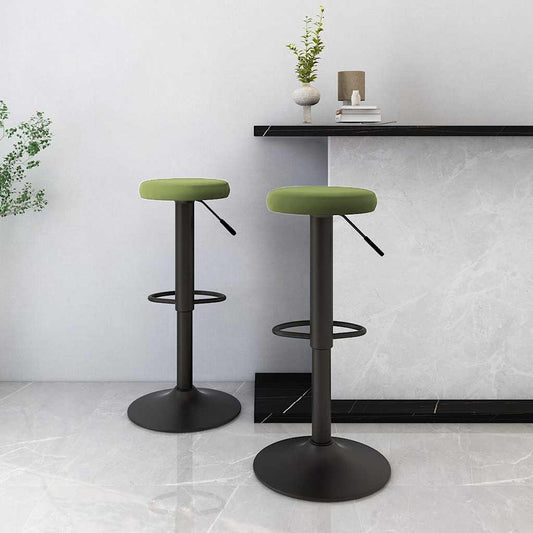 Barkrukken 2 st fluweel lichtgroen is nu te koop bij PeponiXL, paradijselijk wonen!