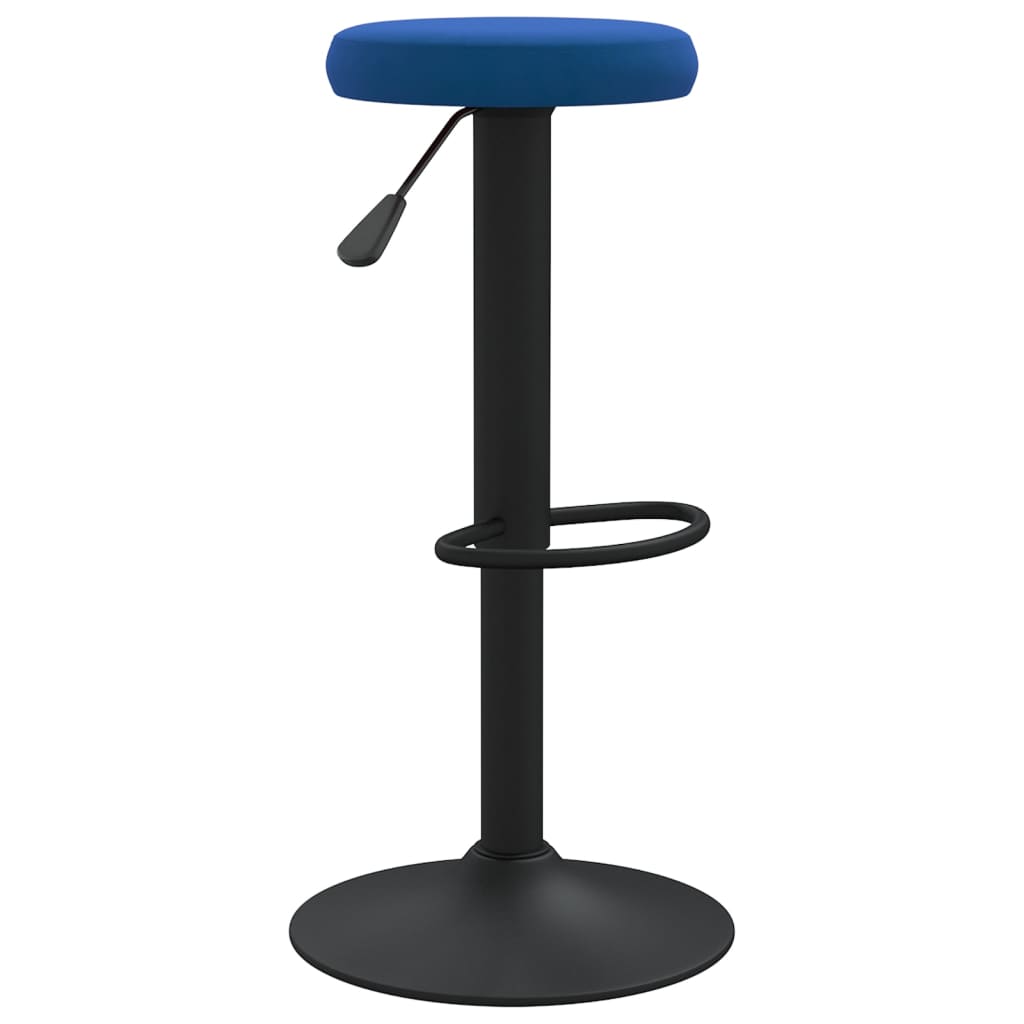 Barkrukken 2 st fluweel blauw is nu te koop bij PeponiXL, paradijselijk wonen!