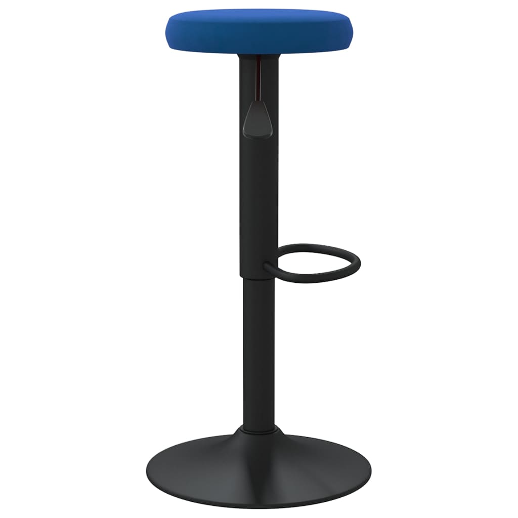 Barkrukken 2 st fluweel blauw is nu te koop bij PeponiXL, paradijselijk wonen!