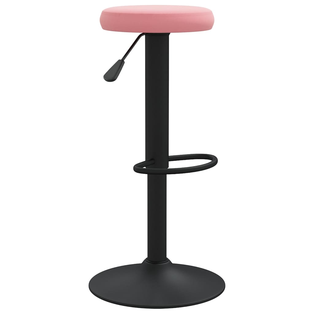 Barkrukken 2 st fluweel roze is nu te koop bij PeponiXL, paradijselijk wonen!