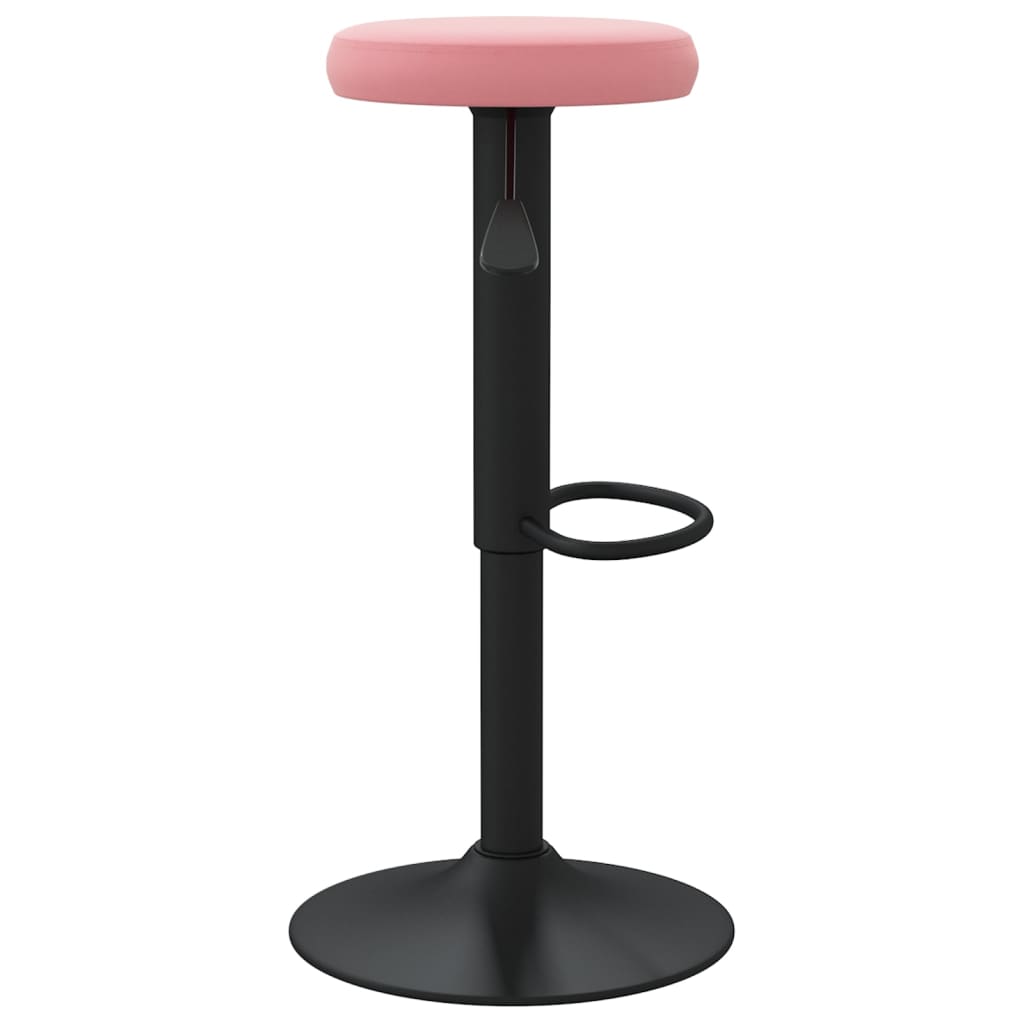 Barkrukken 2 st fluweel roze is nu te koop bij PeponiXL, paradijselijk wonen!