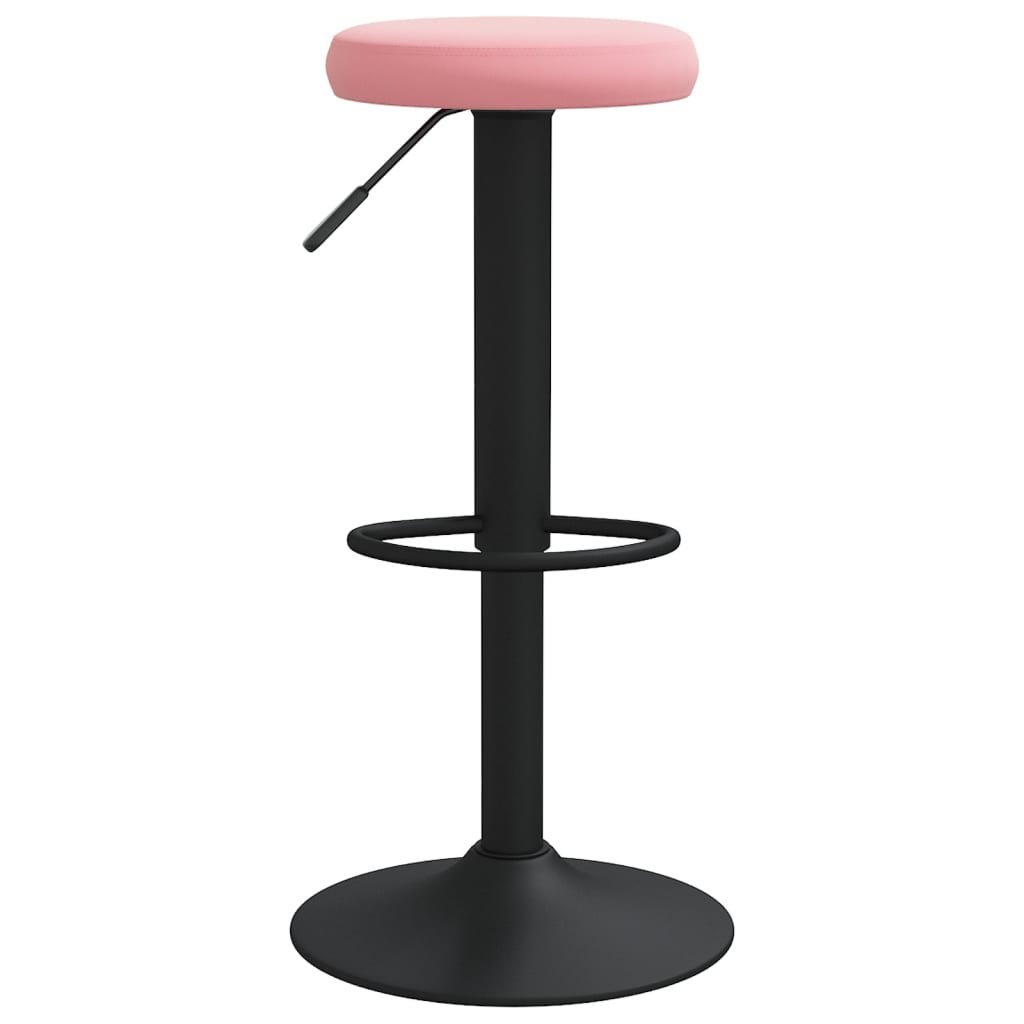 Barkrukken 2 st fluweel roze is nu te koop bij PeponiXL, paradijselijk wonen!