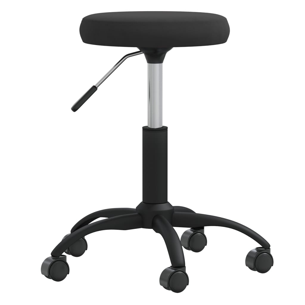Kantoorstoel draaibaar fluweel zwart is nu te koop bij PeponiXL, paradijselijk wonen!