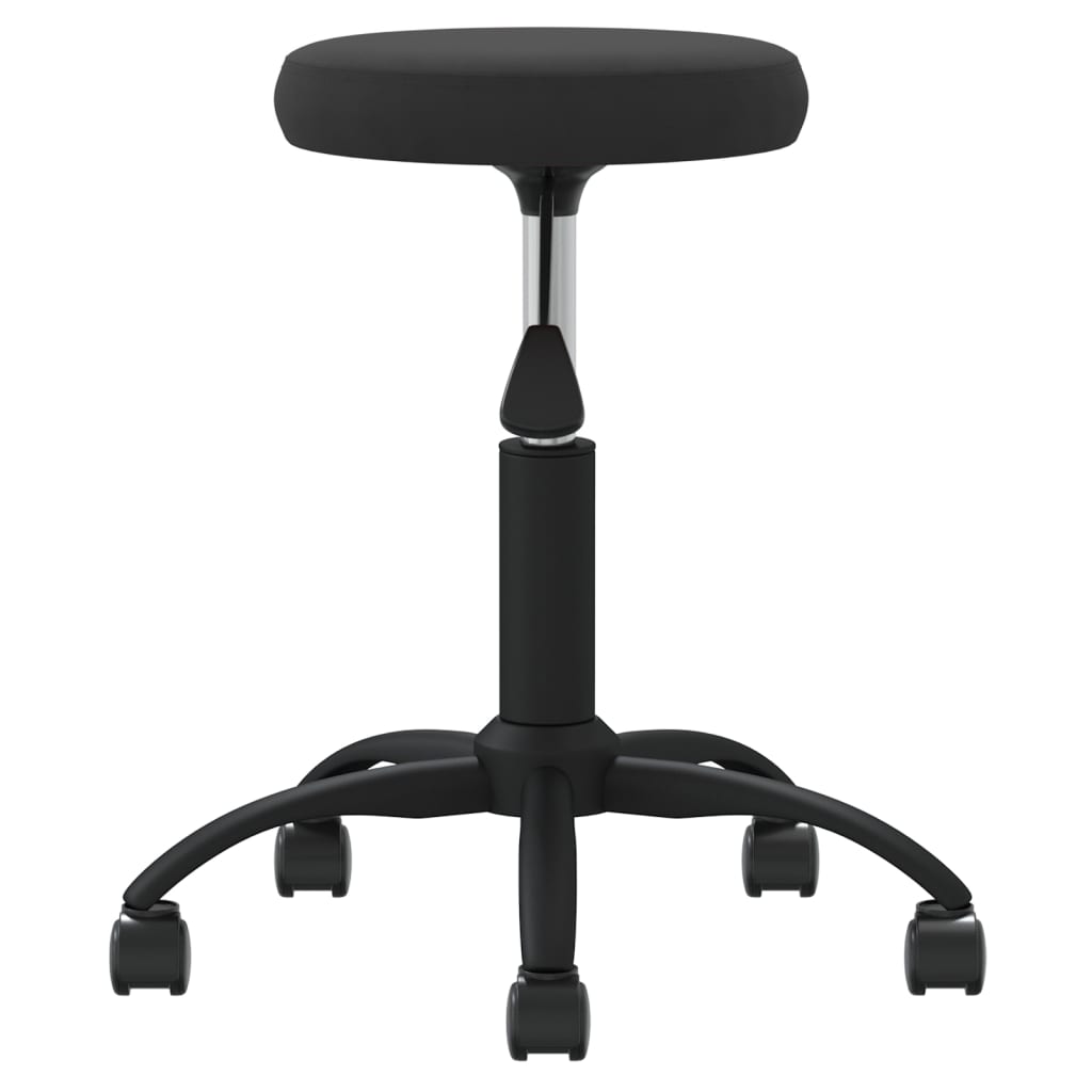Kantoorstoel draaibaar fluweel zwart is nu te koop bij PeponiXL, paradijselijk wonen!