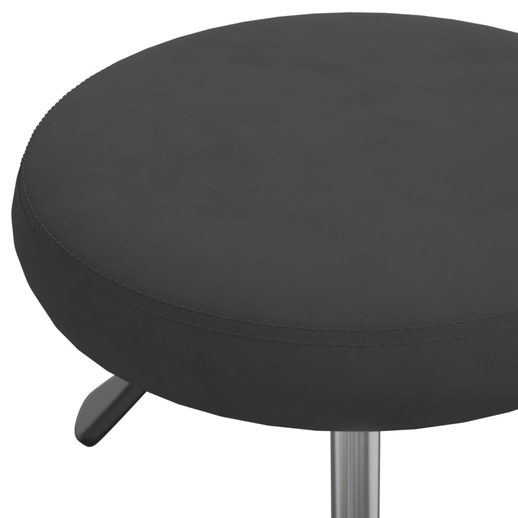 Kantoorstoel draaibaar fluweel zwart is nu te koop bij PeponiXL, paradijselijk wonen!