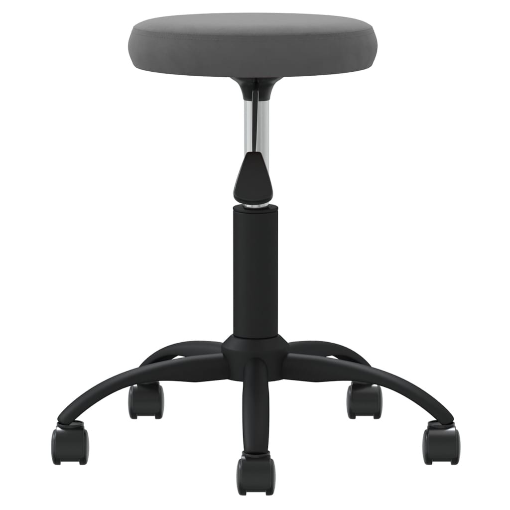 Kantoorstoel draaibaar fluweel donkergrijs is nu te koop bij PeponiXL, paradijselijk wonen!