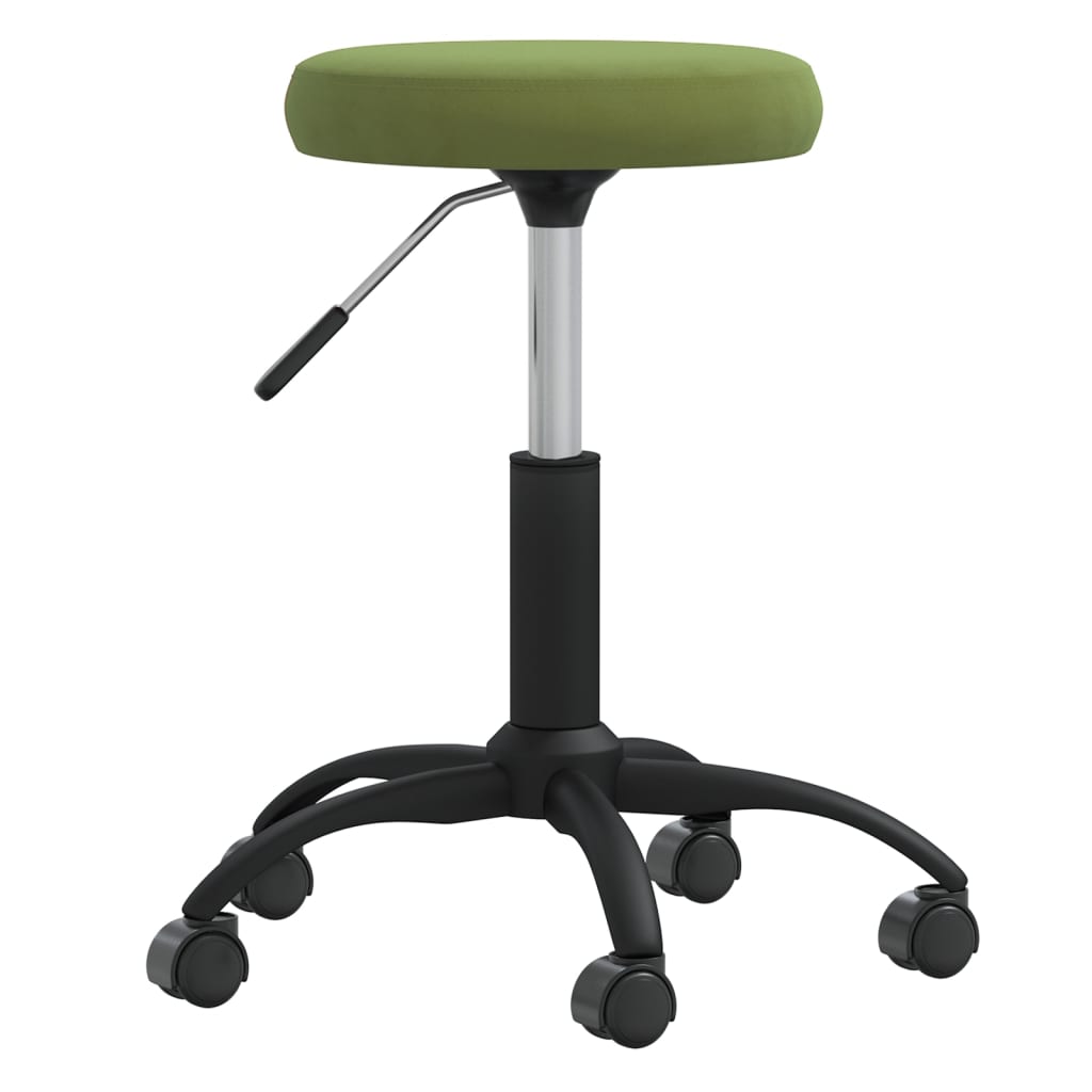 Kantoorstoel draaibaar fluweel lichtgroen is nu te koop bij PeponiXL, paradijselijk wonen!