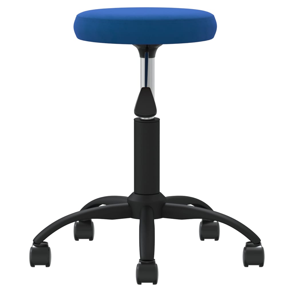Kantoorstoel draaibaar fluweel blauw is nu te koop bij PeponiXL, paradijselijk wonen!