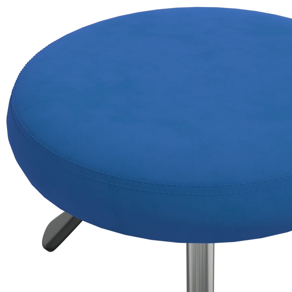 Kantoorstoel draaibaar fluweel blauw is nu te koop bij PeponiXL, paradijselijk wonen!
