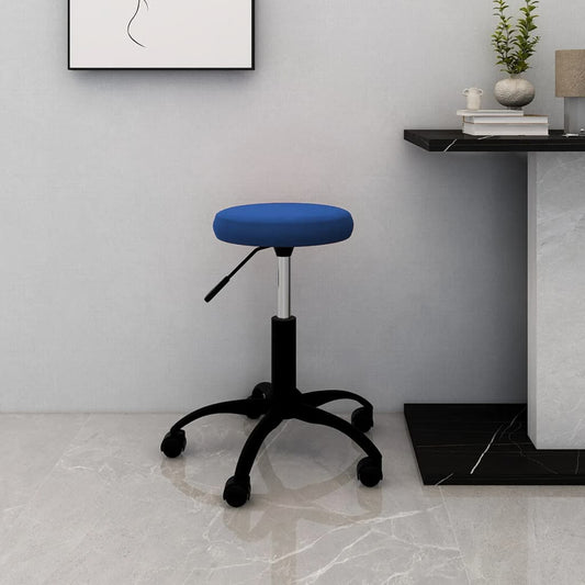 Kantoorstoel draaibaar fluweel blauw is nu te koop bij PeponiXL, paradijselijk wonen!