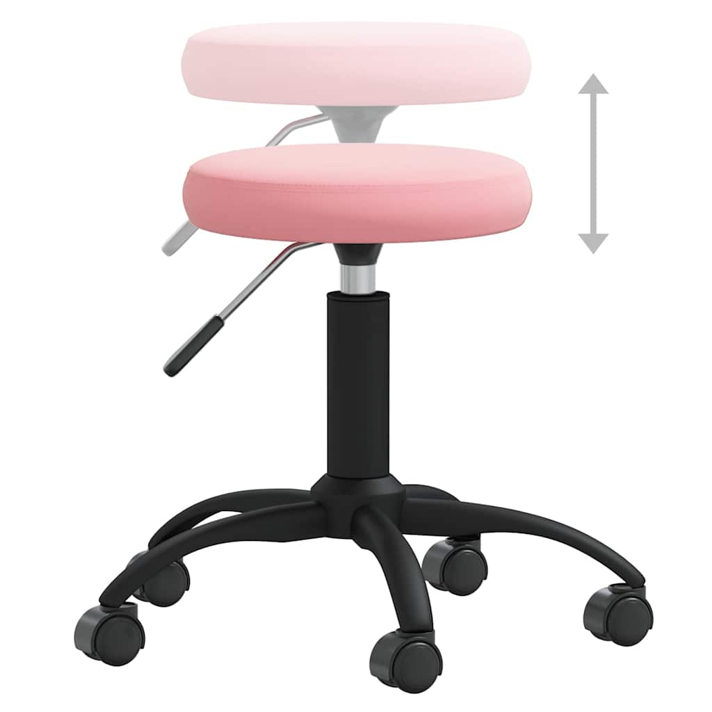 Bureaustoel fluweel roze is nu te koop bij PeponiXL, paradijselijk wonen!