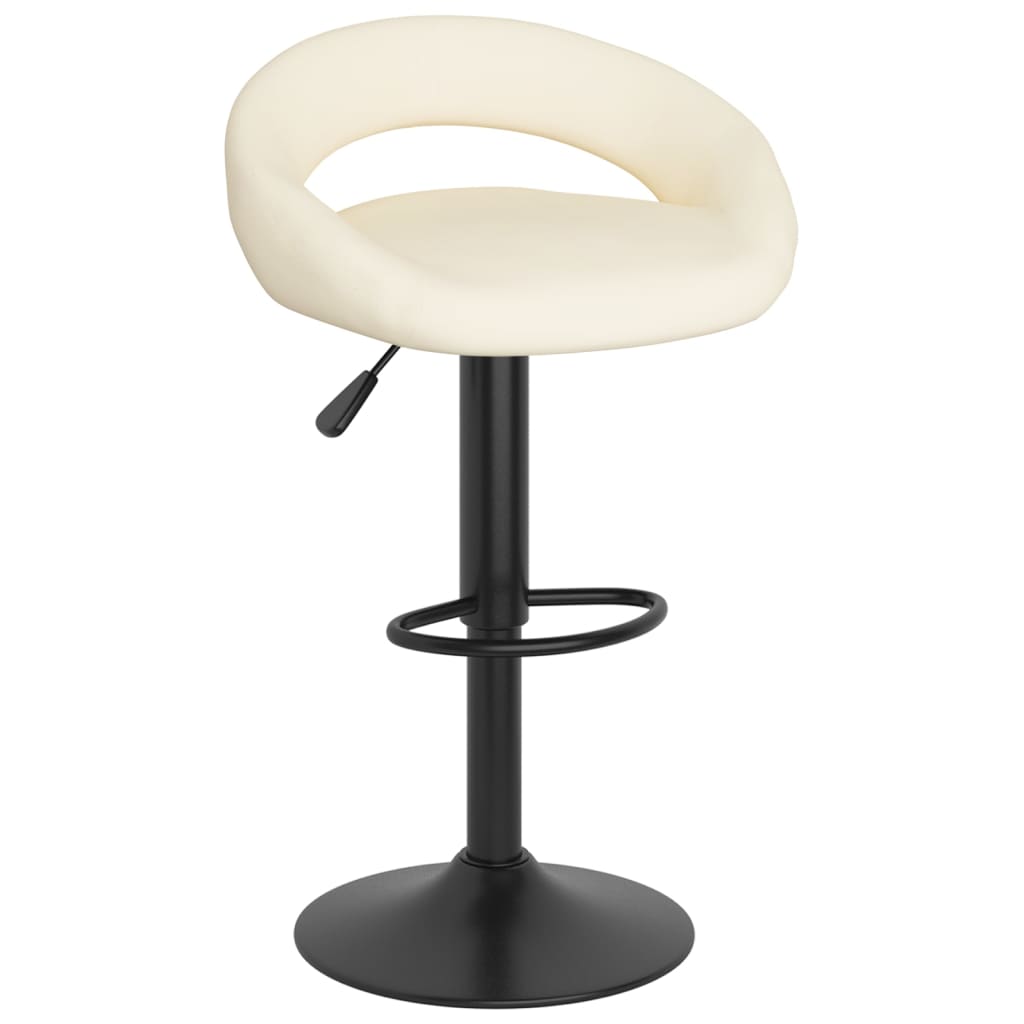 Barkrukken 2 st fluweel crèmekleurig is nu te koop bij PeponiXL, paradijselijk wonen!