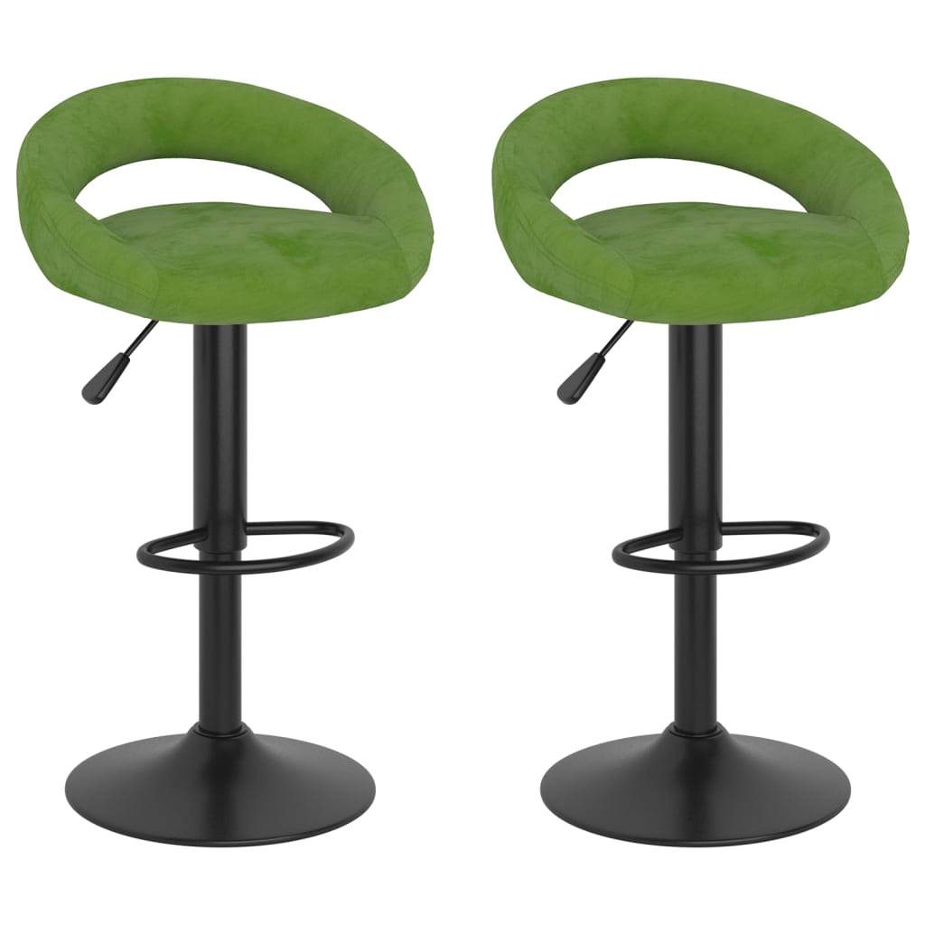 Barkrukken 2 st fluweel lichtgroen is nu te koop bij PeponiXL, paradijselijk wonen!