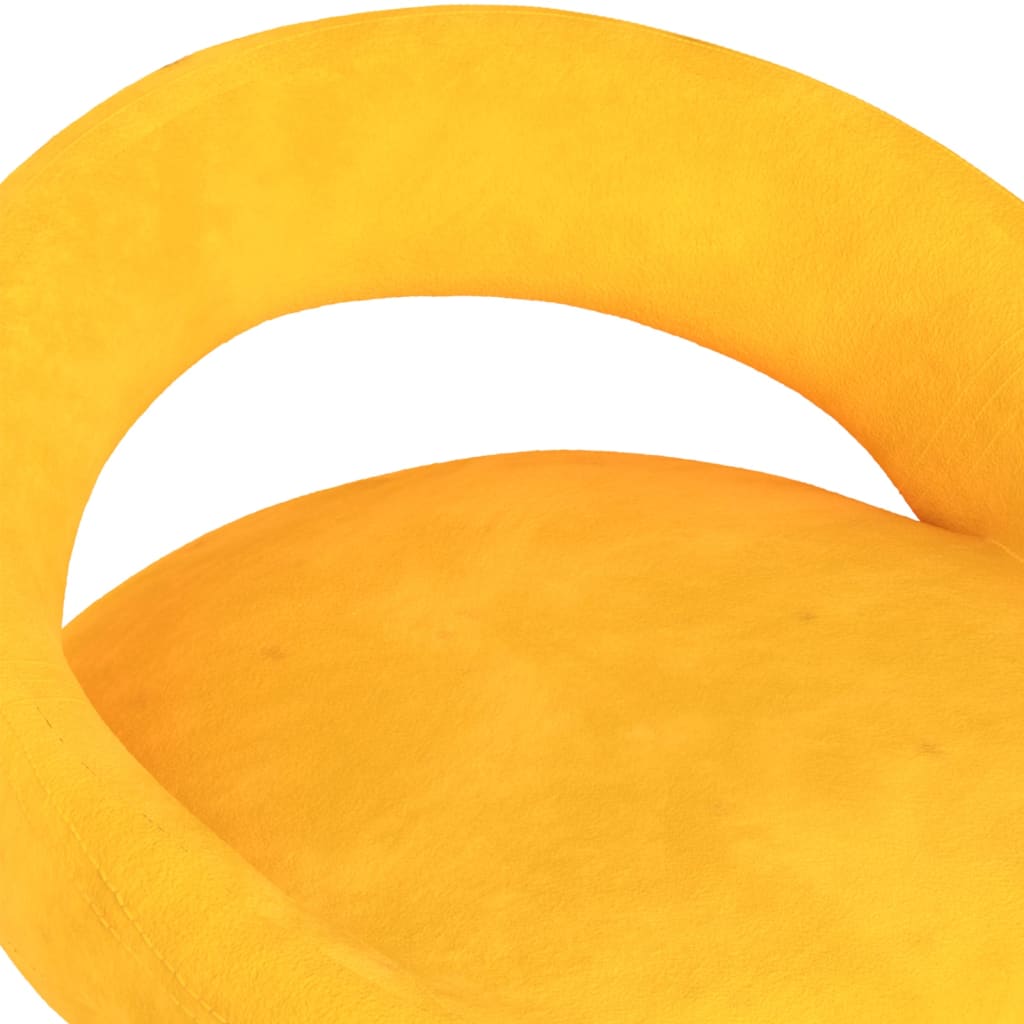 Barkrukken 2 st fluweel mosterdgeel is nu te koop bij PeponiXL, paradijselijk wonen!