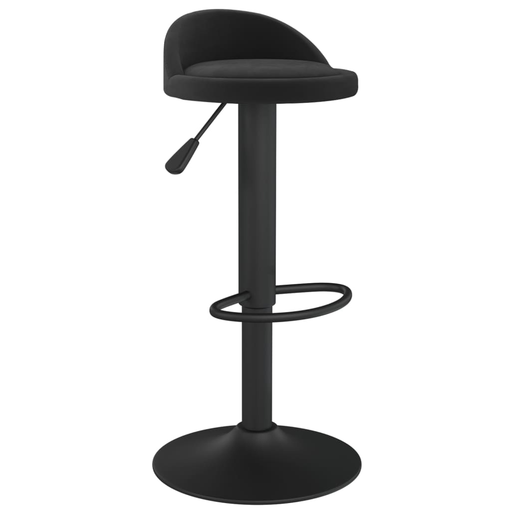 Barkruk fluweel zwart is nu te koop bij PeponiXL, paradijselijk wonen!