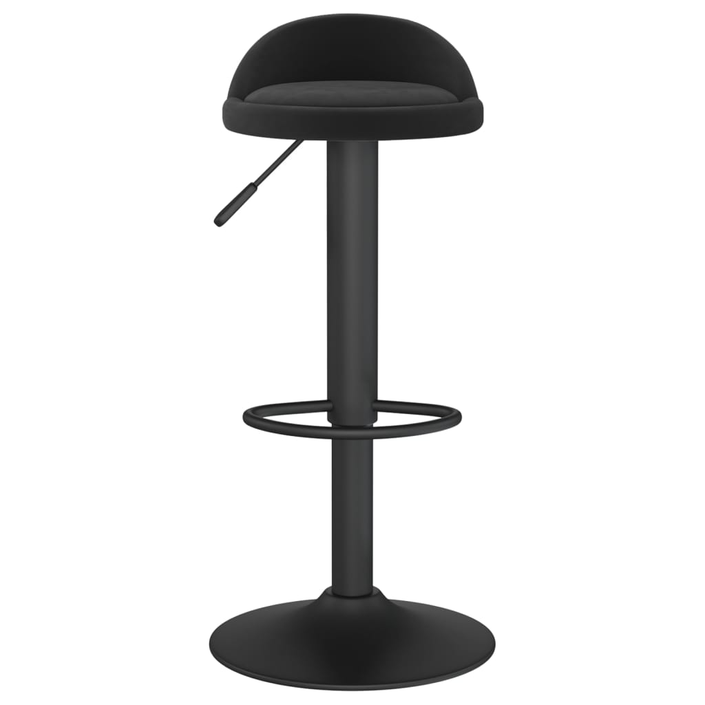 Barkruk fluweel zwart is nu te koop bij PeponiXL, paradijselijk wonen!