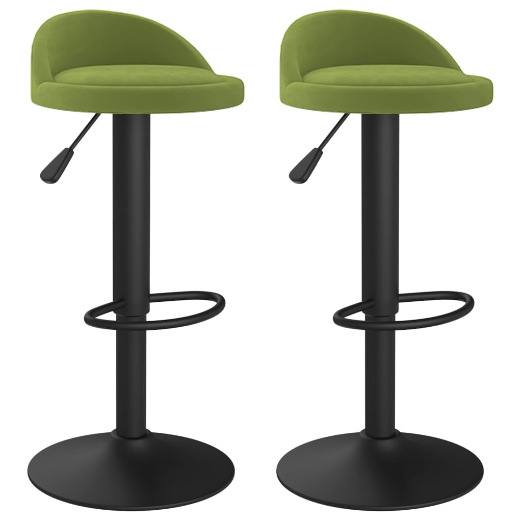 Barkrukken 2 st fluweel lichtgroen is nu te koop bij PeponiXL, paradijselijk wonen!