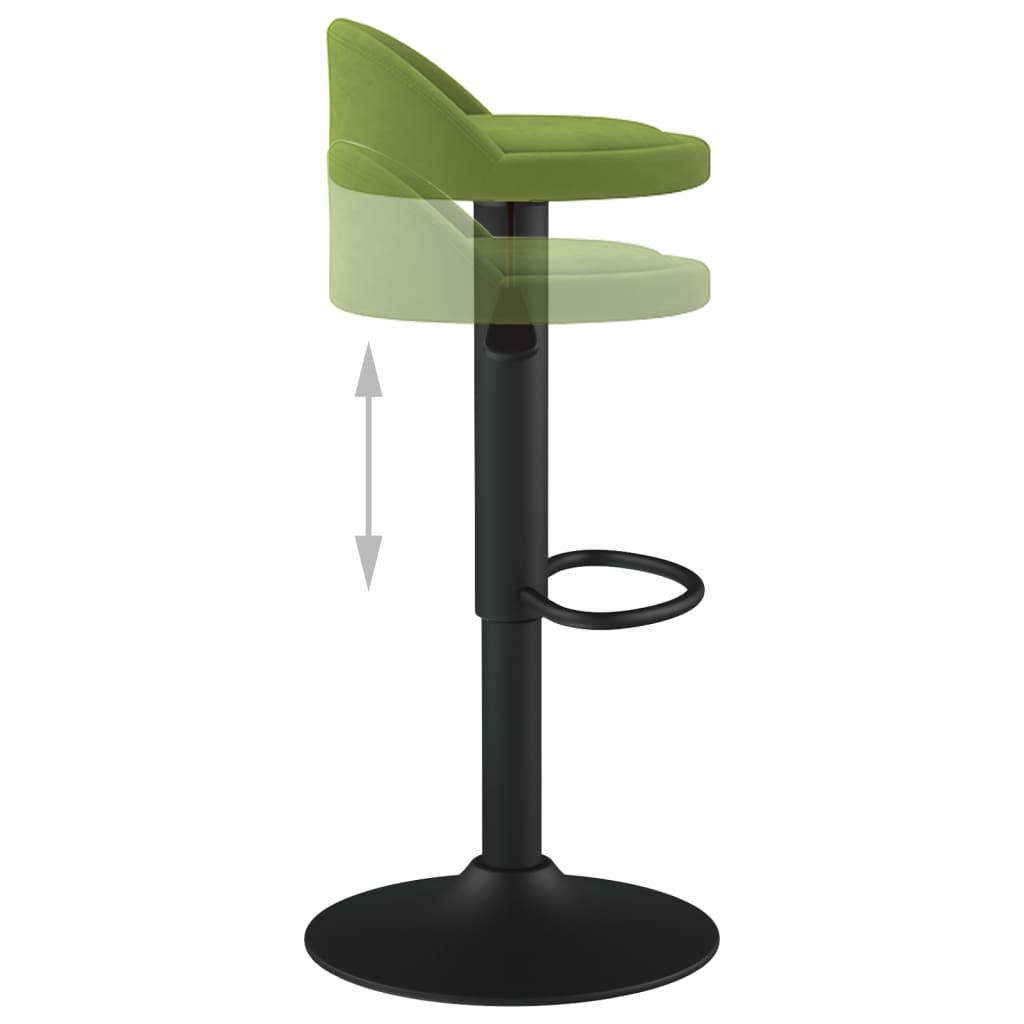 Barkrukken 2 st fluweel lichtgroen is nu te koop bij PeponiXL, paradijselijk wonen!