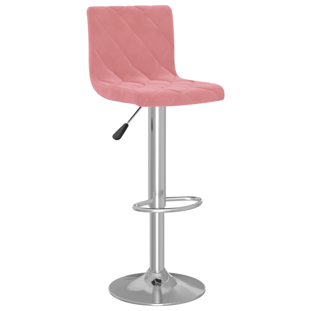 Barkrukken 2 st fluweel roze is nu te koop bij PeponiXL, paradijselijk wonen!