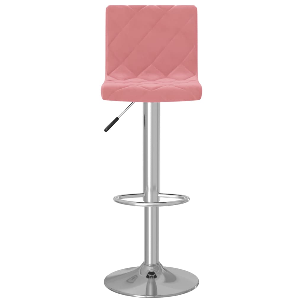 Barkrukken 2 st fluweel roze is nu te koop bij PeponiXL, paradijselijk wonen!