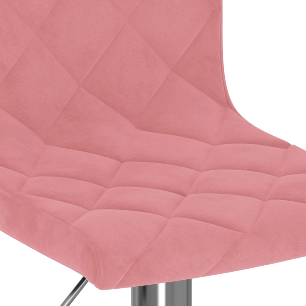 Barkrukken 2 st fluweel roze is nu te koop bij PeponiXL, paradijselijk wonen!