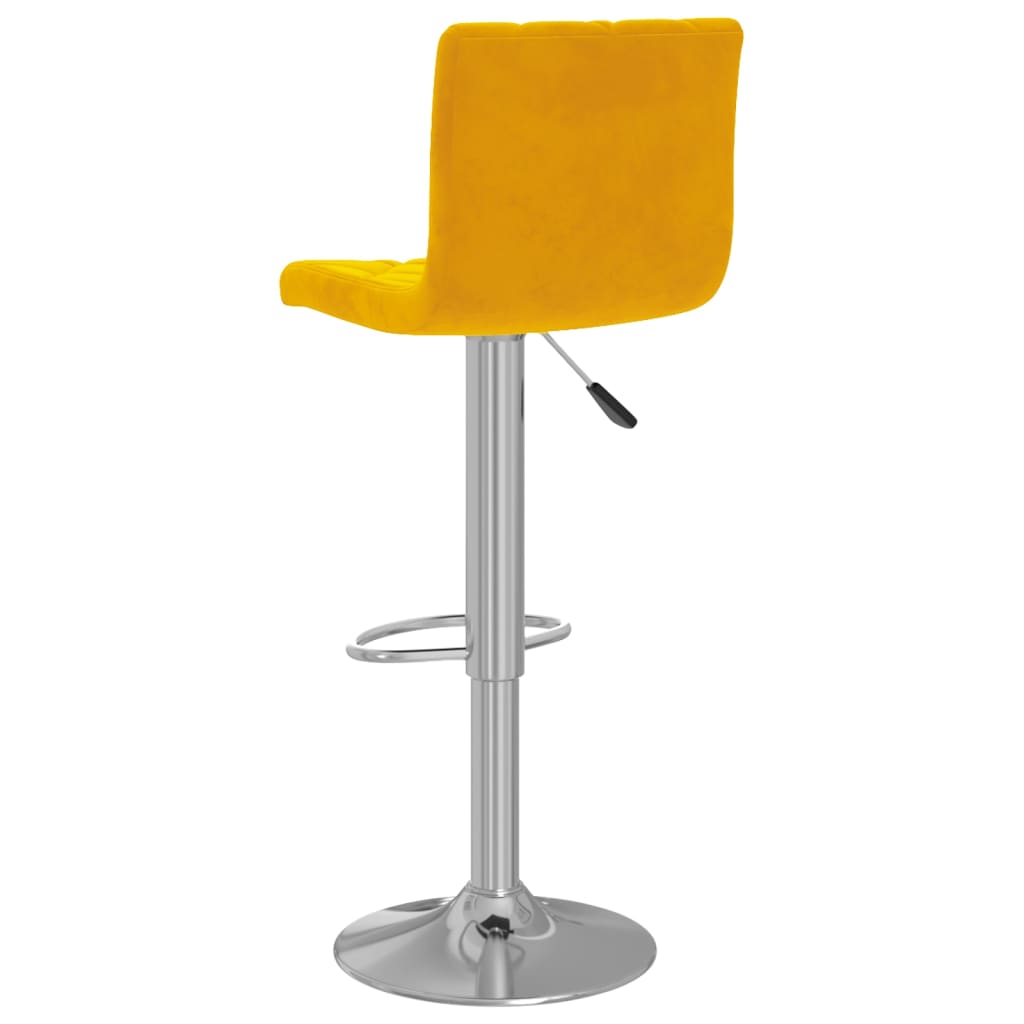 Barkrukken 2 st fluweel mosterdgeel is nu te koop bij PeponiXL, paradijselijk wonen!
