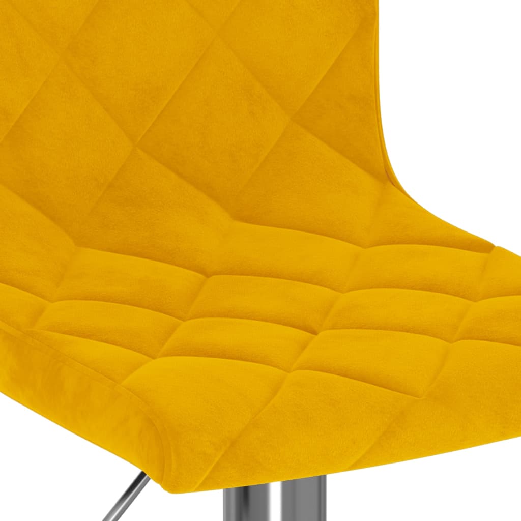 Barkrukken 2 st fluweel mosterdgeel is nu te koop bij PeponiXL, paradijselijk wonen!