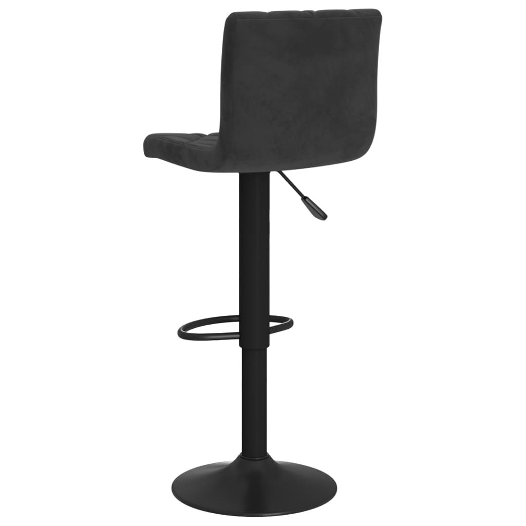 Barkrukken 2 st fluweel zwart is nu te koop bij PeponiXL, paradijselijk wonen!